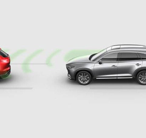 2020 Mazda CX-9 SMART CITY BRAKE SUPPORT WITH PEDESTRIAN DETECTION | Russell & Smith Mazda in Houston TX