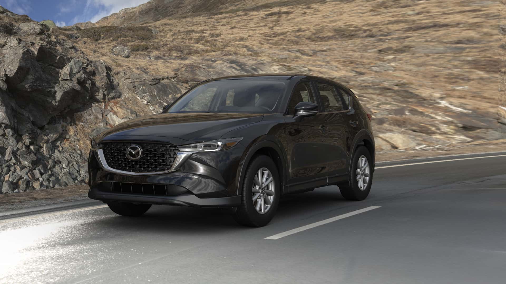 2023 Mazda CX-5 2.5 S Deep Crystal Blue Mica | Russell & Smith Mazda in Houston TX