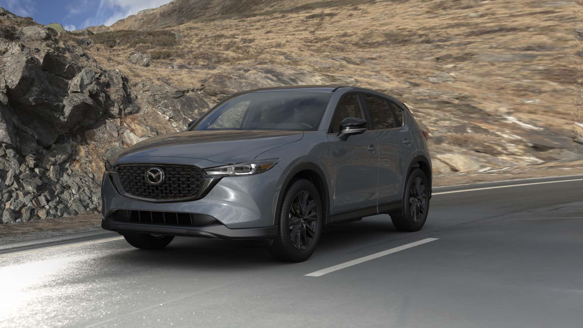 2023 Mazda CX-5 2.5 S Carbon Edition Polymetal Gray Metallic | Russell & Smith Mazda in Houston TX