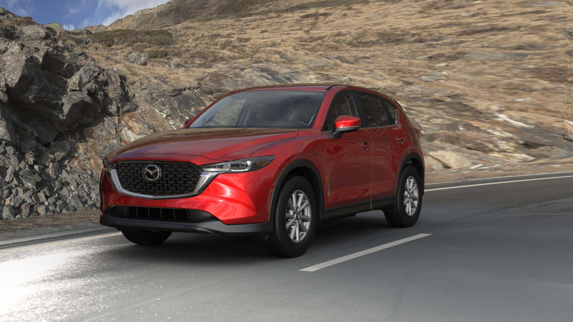 2023 Mazda CX-5 2.5 S Select Soul Red Crystal Metallic | Russell & Smith Mazda in Houston TX
