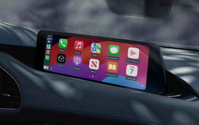 2025 Mazda 3 Sedan -Apple CarPlay Integration Feature | Russell & Smith Mazda in Houston TX